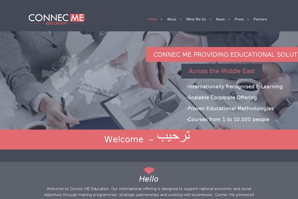 WordPress website example screenshot