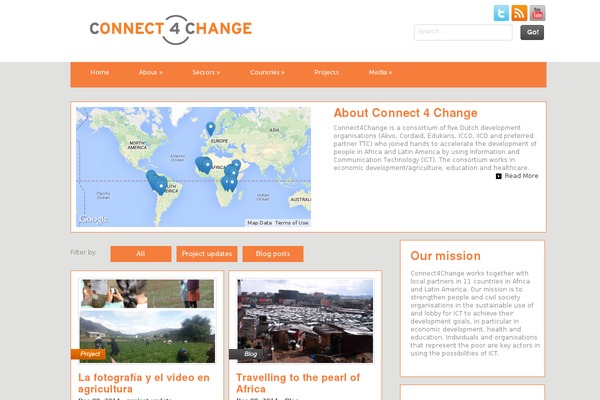 connect4change.nl site used Accelerate