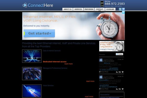 connecthere.com site used Connecthere