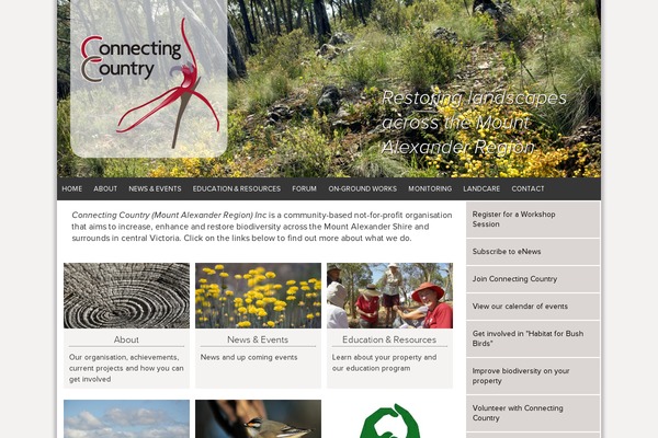 connectingcountry.org.au site used Ggstyle