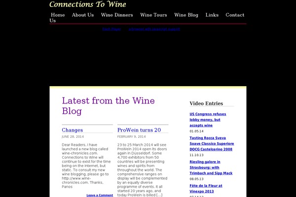 connectionstowine.com site used Connectionstowine