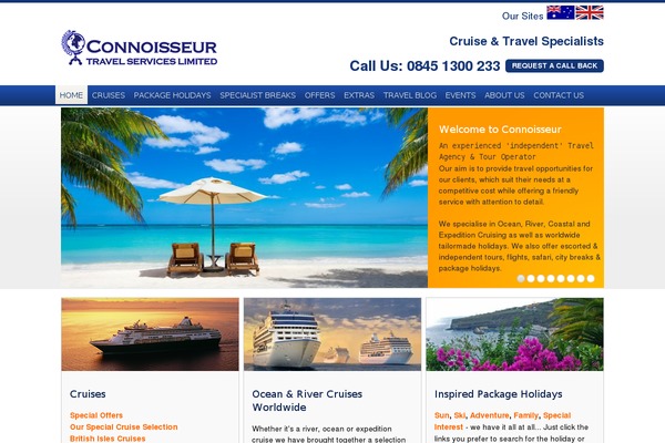 connoisseur-travel.co.uk site used Connoisseurtravelsearch