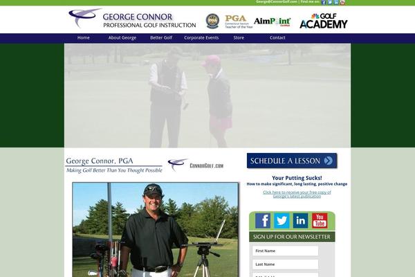 connorgolf.com site used Connor