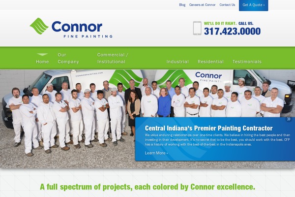 connorpainting.com site used Connor