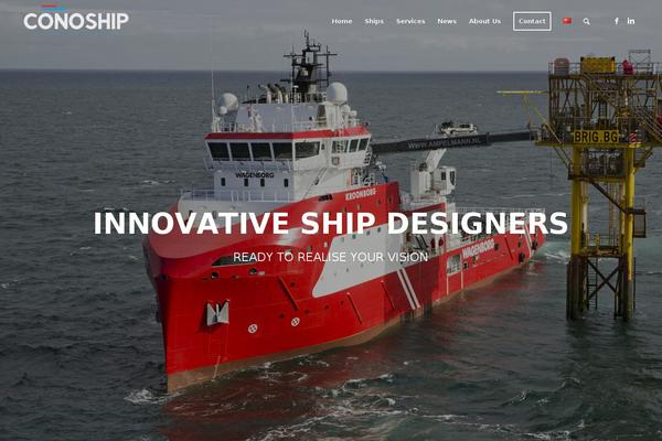 conoship.com site used Enfold