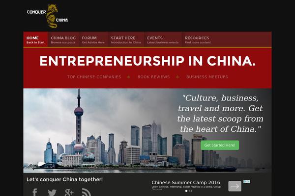 conquer-china.com site used Bic-bootstrap-wp-theme