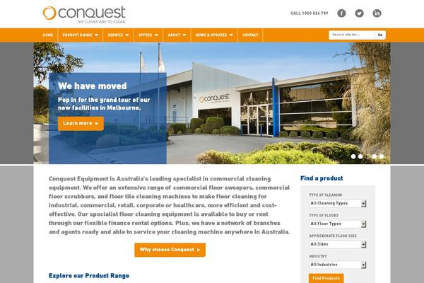 conquestequipment.com.au site used Conquest