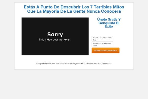 conquistaelexito.com site used S