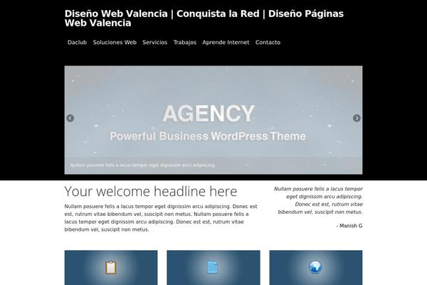 Agency Theme theme site design template sample