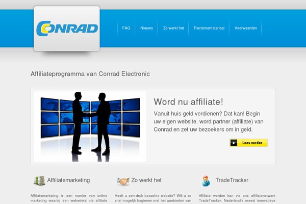 conrad-affiliate.nl site used Conrad