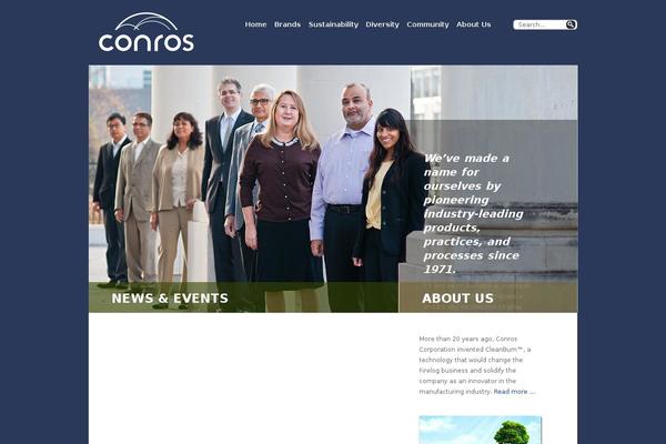 conros.com site used Conros