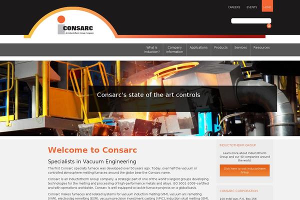 consarc.com site used Inductotherm