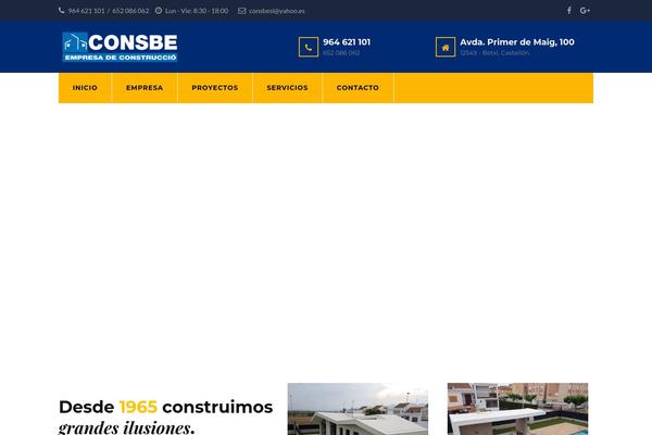 WordPress website example screenshot