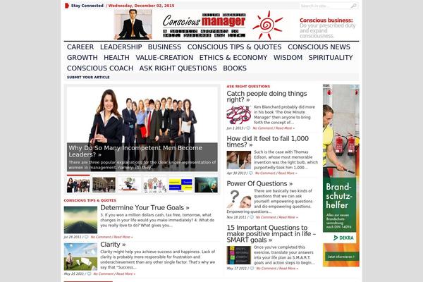 conscious-manager.com site used Advanced-newspaper142