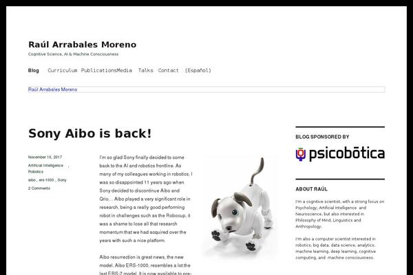 Twenty Sixteen theme site design template sample