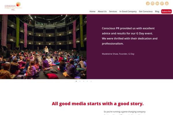 WordPress website example screenshot