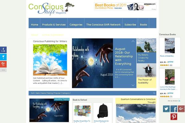 consciousshiftcommunity.com site used Flyingnews-child