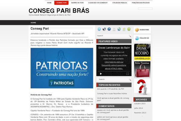 consegpari.com.br site used Agency Starter