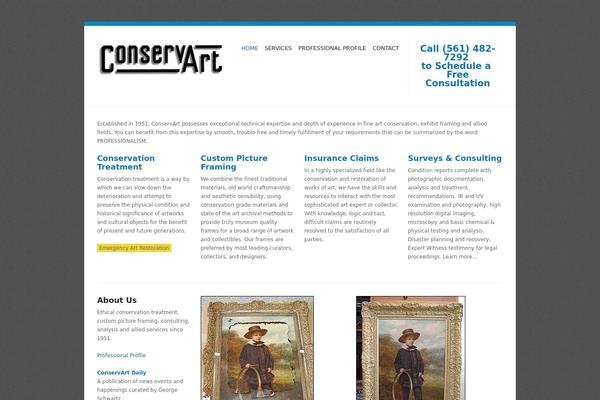 conservart.com site used Executive-wp
