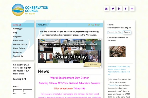 conservationcouncil.org.au site used Conservation_council