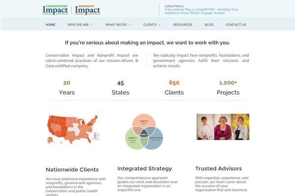 ImpactPlus WordPress theme, websites list used ImpactPlus theme ImpactPlus theme websites examples