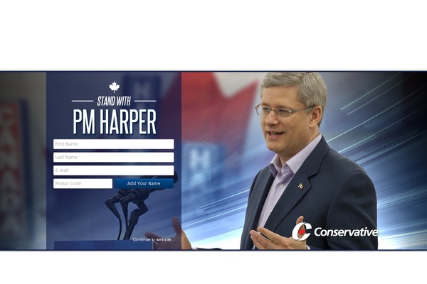 conservative.ca site used Conservative