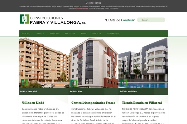 WordPress website example screenshot