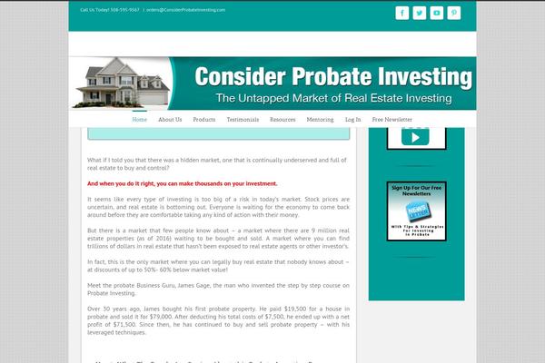 considerprobateinvesting.com site used Avadaup