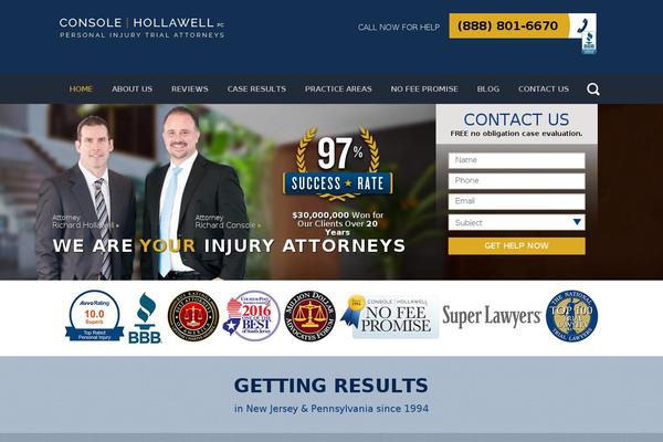 consoleandhollawell.com site used Consolehollawell-theme