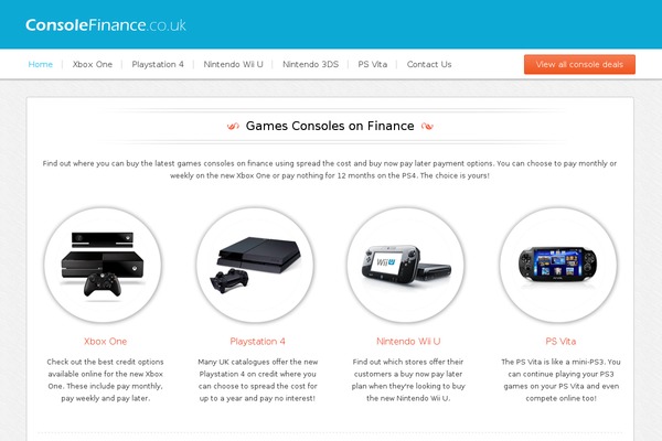 consolefinance.co.uk site used Black Rider
