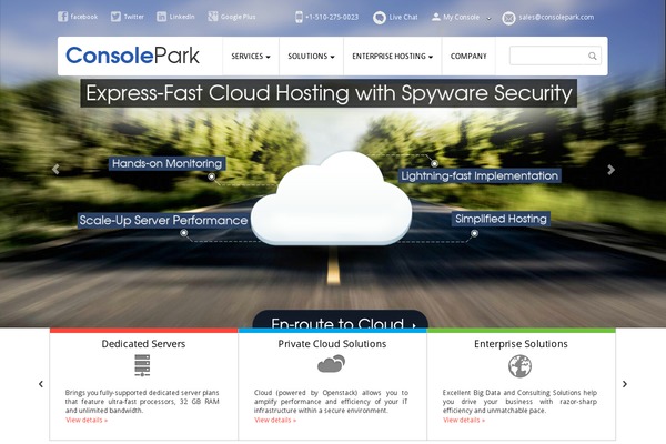 consolepark.com site used Consolepark