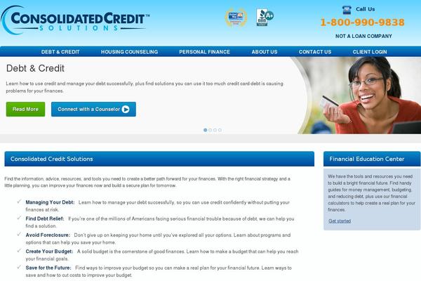 consolidatedcreditsolutions.org site used Ccsolutions