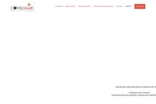 consolux.fr site used Wiz