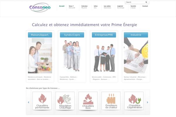 Dynamix theme site design template sample