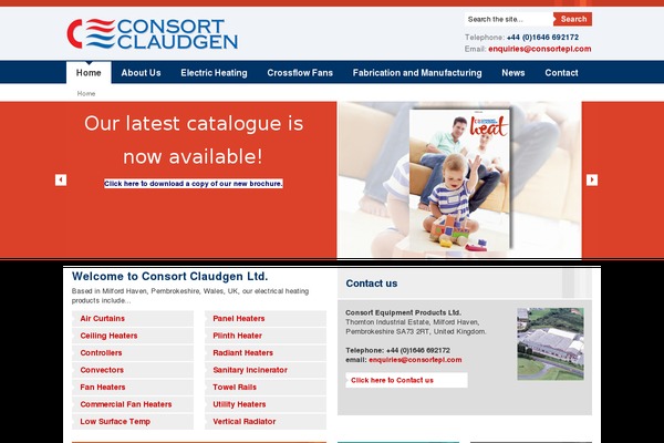Consort theme websites examples