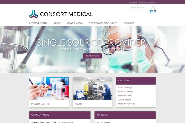 consortmedical.com site used Consort