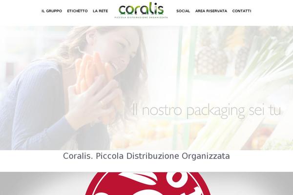 Coralis theme site design template sample