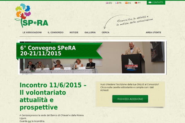 consorziospera.org site used Spera