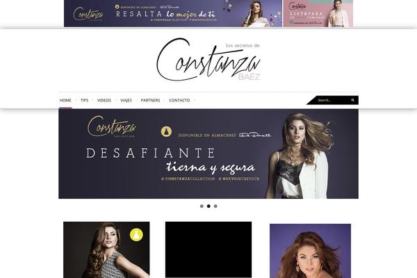 constanzabaez.com site used Wpex Fashionista