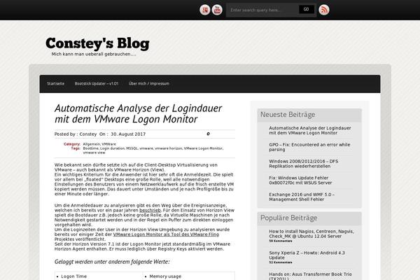 WordPress website example screenshot