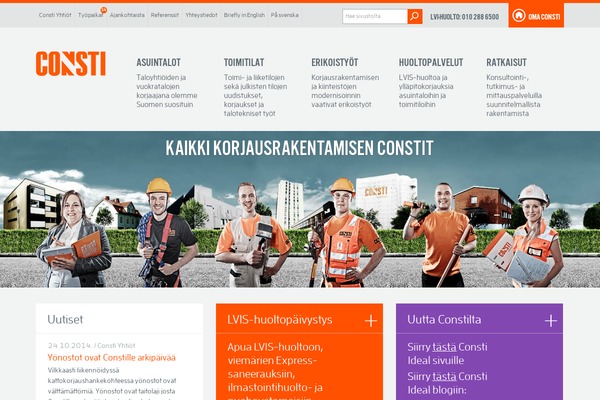 consti.fi site used Framework