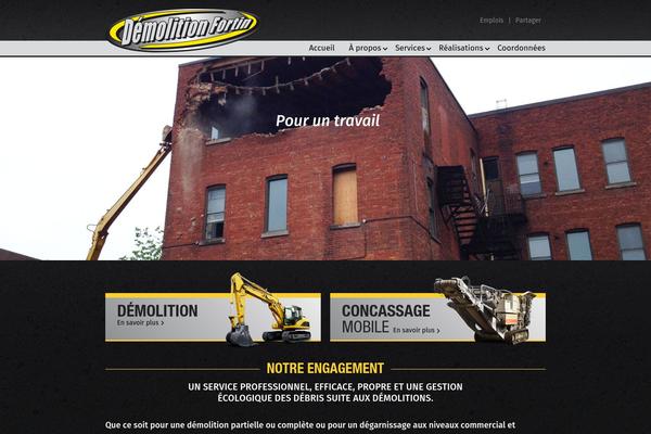 constructionfortin.com site used Fortin