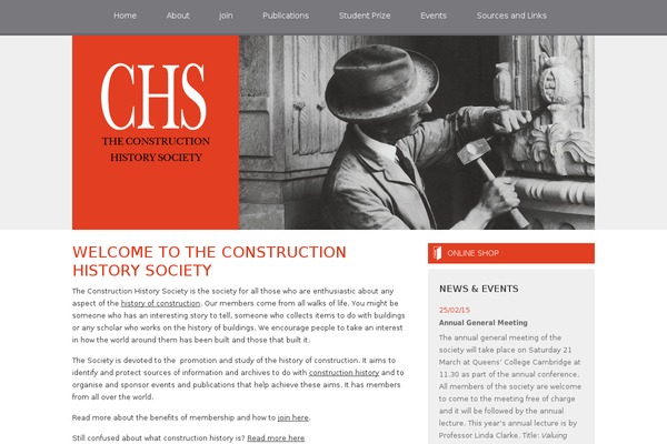 constructionhistory.co.uk site used Chs