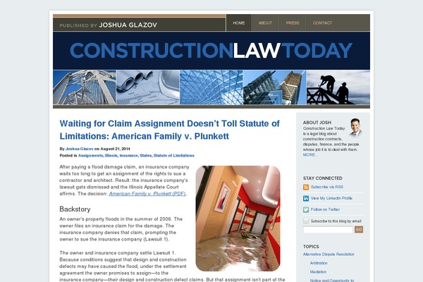 constructionlawtoday.com site used B0000905-construction-law-today