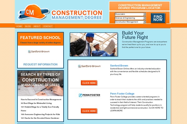 constructionmanagementdegree.org site used Creative-construction