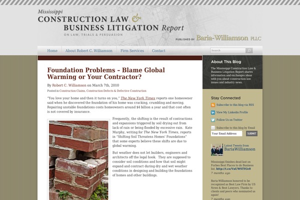 constructionownerslawblog.com site used Wpkites