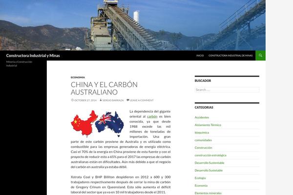 Twenty Fourteen theme site design template sample