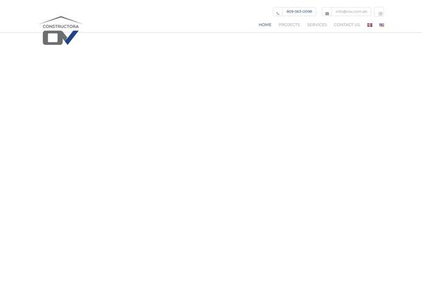Construction theme site design template sample