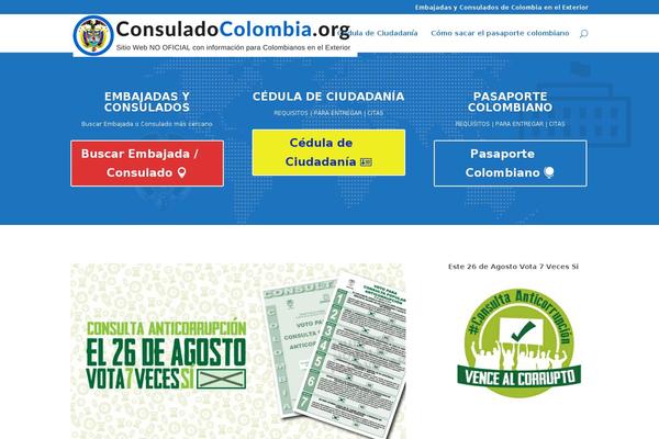 consuladocolombia.org site used Consuladocolombia
