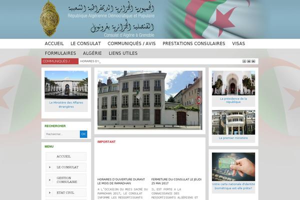 consulat-grenoble-algerie.fr site used Ambassadealgerie